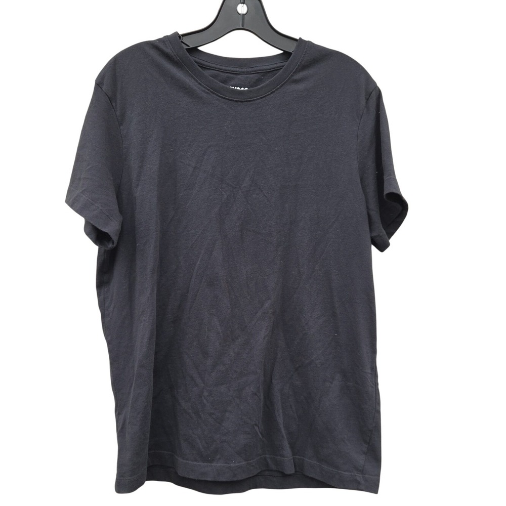 SKIMS Mens Classic Onyx Cotton Tshirt Normcore Lounge Relax Ecocore Medium Soft